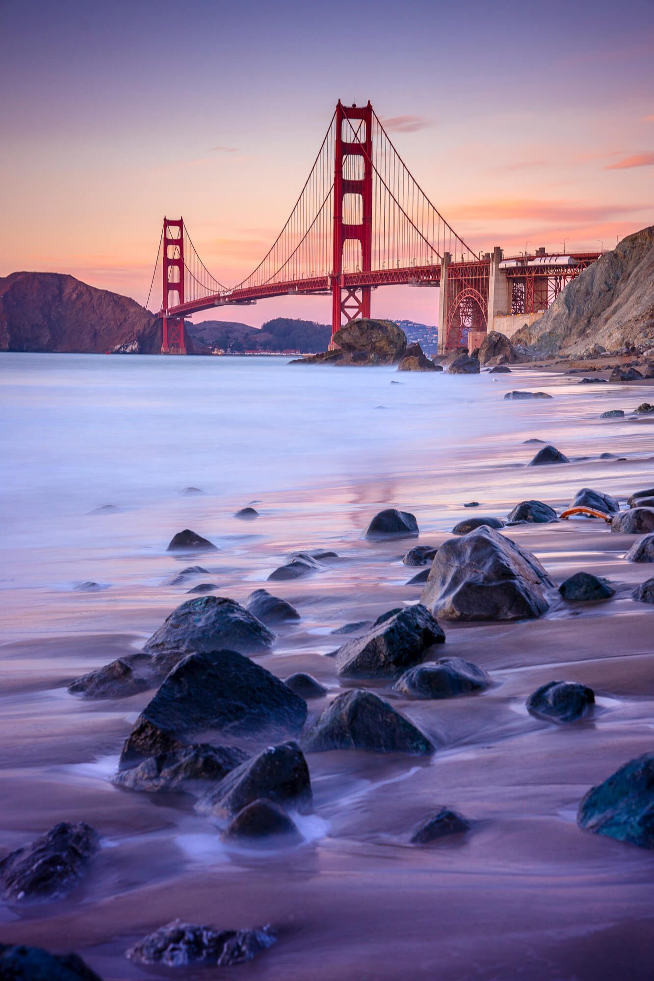 Golden Gate Bridge from Marshall Beach by Jake Landon Schwartz | photo by jake landon schwartz